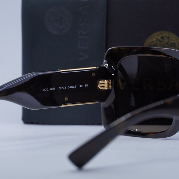 Versace VE4405 108/73 Square Sunglasses – Havana/Dark Brown main image 5